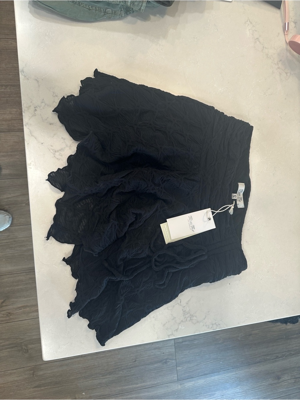 Miss Me Black Handkerchief Hem Mini Skirt - Women - Picture 6 of 7